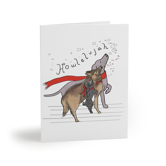 Howl-elujah Greeting Cards (Set of 8)