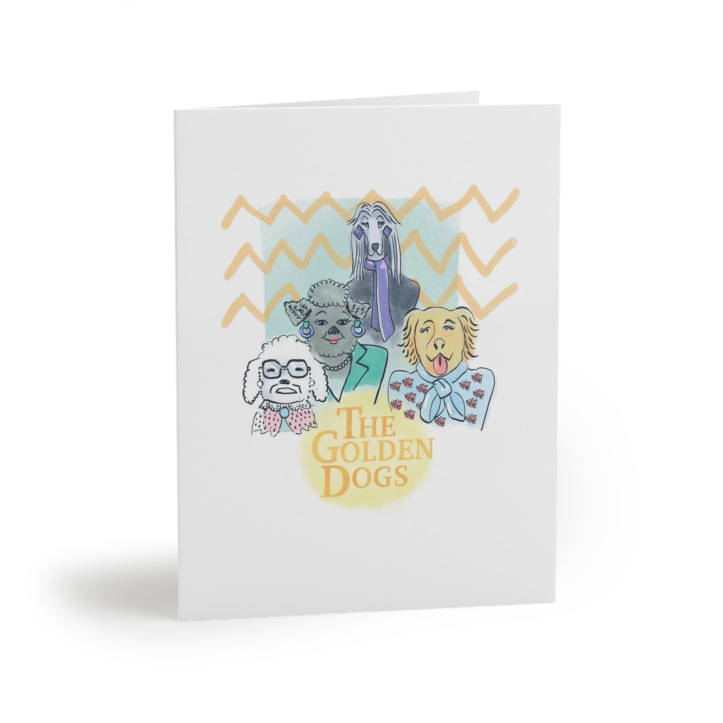 'The Golden Dogs' Greeting cards (Set of 8)