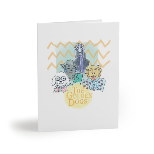 'The Golden Dogs' Greeting cards (Set of 8)