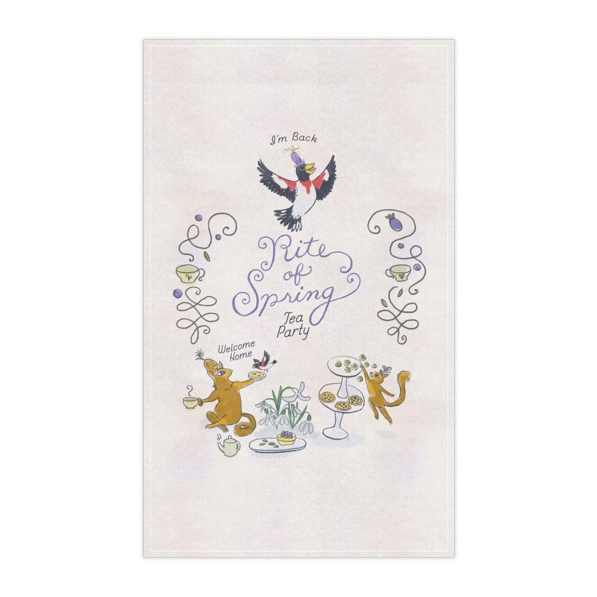 Rite of Spring Cotton Tea Towels