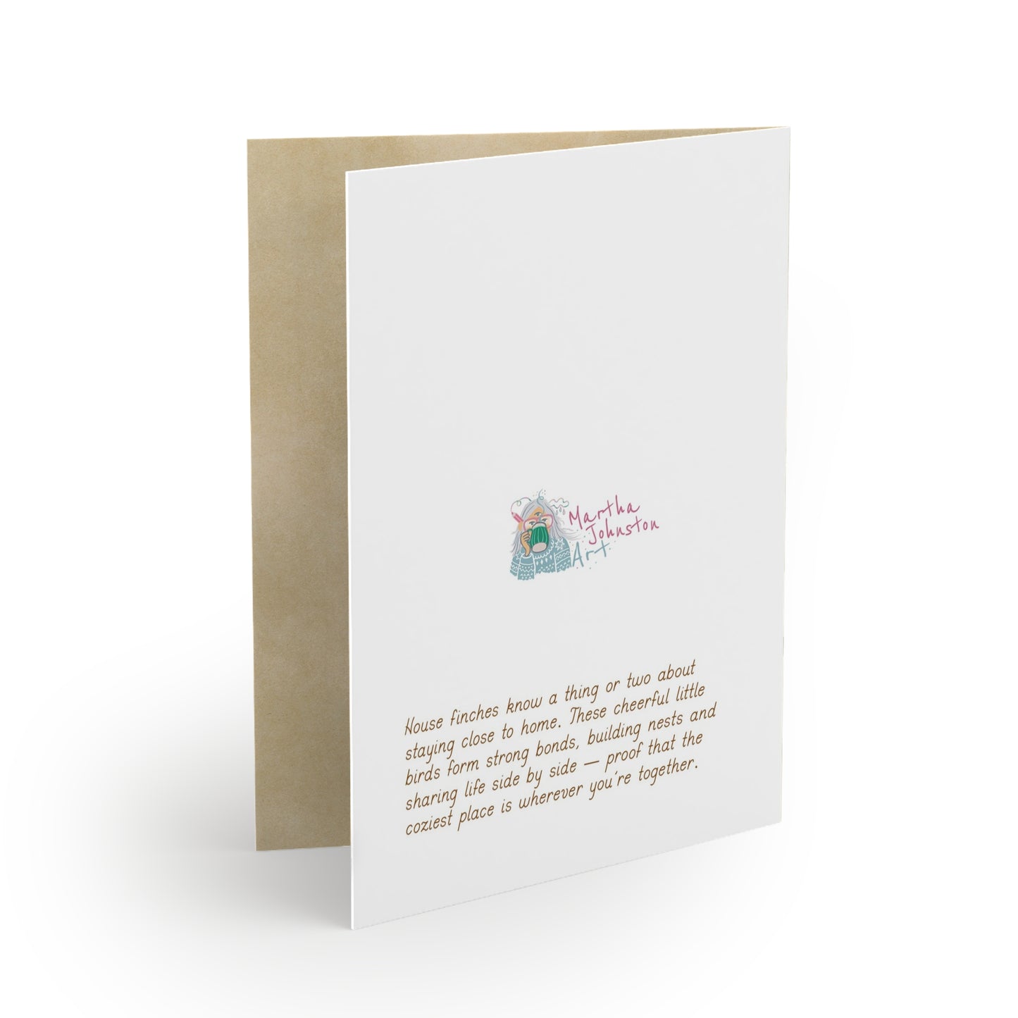 House Finch Homebodies Greeting cards (set of 8)
